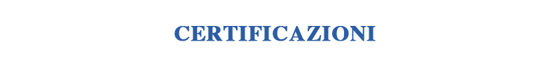 Certificazione